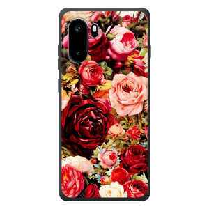 Силиконовый бампер с принтом (цветочки) на ОнПлэС Эйс 6 (Букет цветов)