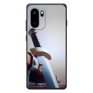 Силиконовый Чехол (атрибутика Клеш Роял) для OnePlus Ace 6 (Меч варвара)