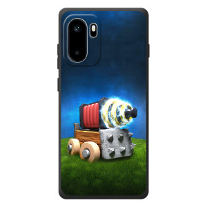 Силиконовый Чехол (атрибутика Клеш Роял) для OnePlus Ace 6 (Пушка)