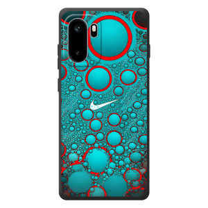 Силиконовый Чехол на OnePlus Ace 6 с картинкой Nike (Найк зеленый)