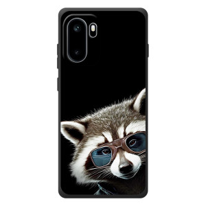 Силіконовий Чохол з Энотами  на OnePlus Ace 6 – Стильний Єнот