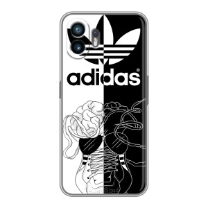 Чохол с стилі "Адідас" для ВанПлюс Ейс 6Т – Adidas шнурки