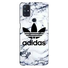 Чехлы Адидас для OnePlus Nord 10 5G (AlphaPrint) (Адидас на мраморе)