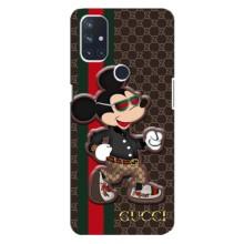 Чехлы Бренд GUCCI для OnePlus Nord 10 5G (Маус Гуччи)