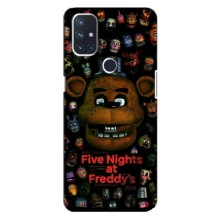 Чехлы Пять ночей с Фредди для ВанПлас Норд 10 (5G) – Freddy