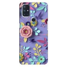Чохли з квітами для OnePlus Nord 10 5G (VPrint) (Дизайн квітів)