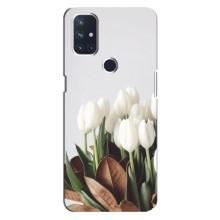 Чехлы с картинкой (Тюльпаны) на ВанПлас Норд 10 (5G) (Букет тюльпанов)