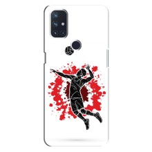 Чохли з прінтом Спортивна тематика для OnePlus Nord 10 5G – Волейболіст