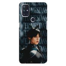 Чохол з картинкою Венсдей на OnePlus Nord 10 5G (Вендсдей з ушками)