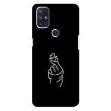 Чехлы (Знак сердечка) на OnePlus Nord 10 5G (Знак Сердечка)