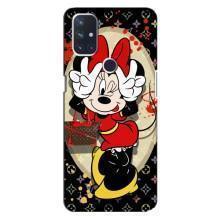 Чехол Disney Mouse OnePlus Nord 10 5G (PREMIUMPrint) (Минни peace)