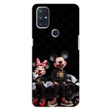 Чехол Disney Mouse OnePlus Nord 10 5G (PREMIUMPrint) (Семья Маусов)
