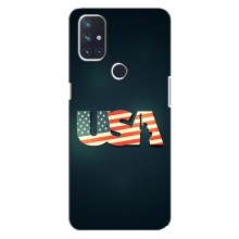 Чехол Флаг USA для OnePlus Nord 10 5G (USA)