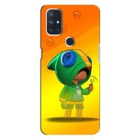 Чехол ЛЕОН (Бравл Старс)  для OnePlus Nord 10 5G (LEON в кофте)