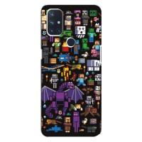 Чехол Майнкрафт для OnePlus Nord 10 5G (Все персонажи)