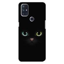Чехол на тематику: Коты для OnePlus Nord 10 5G (Черный Котик)