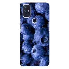 Чехол с изображением  вкусной еды для OnePlus Nord 10 5G (Голубика)