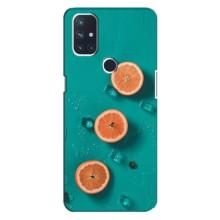 Чехол с изображением  вкусной еды для OnePlus Nord 10 5G (Лайм)