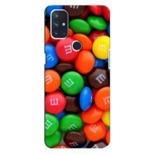 Чехол с изображением  вкусной еды для OnePlus Nord 10 5G (Разноцветные M&M'S)