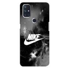 Чехол для OnePlus Nord 10 5G - с принтом Найк (AlphaPrint) (Лого Найк)