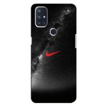 Чехол для OnePlus Nord 10 5G - с принтом Найк (AlphaPrint) (Найк красный)