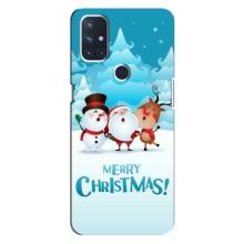 Чохол Санта Клаус для OnePlus Nord 10 5G (Merry Christmas)