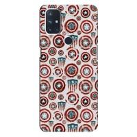Чехол с Щитом Капитана Америки на OnePlus Nord 10 5G (Марвел щиты)