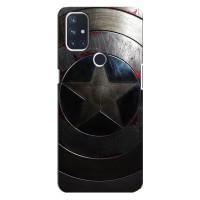 Чехол с Щитом Капитана Америки на OnePlus Nord 10 5G (Ретро Щит Капитана)