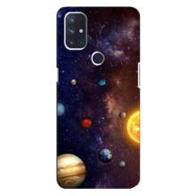 Чохол (ТПУ) з планетами на OnePlus Nord 10 5G (Космічний вид)
