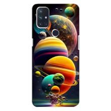 Чохол (ТПУ) з планетами на OnePlus Nord 10 5G (Сонячна система)