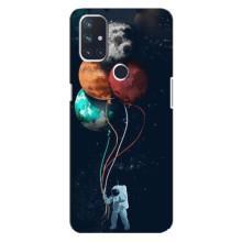 Космические Чехлы для ВанПлас Норд 10 (5G) (VPrint) (Планеты шарики)