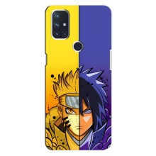 Купить Чехлы на телефон с принтом Anime для ВанПлас Норд 10 (5G) – Naruto Vs Sasuke