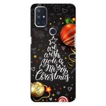 Рождественские Чехлы для OnePlus Nord 10 5G (VPrint) (Елочка)
