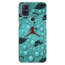 Силиконовый Чехол Nike Air Jordan на ВанПлас Норд 10 (5G) – Джордан Найк