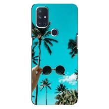 Силиконовый чехол с КАРТИНКАМИ лето для OnePlus Nord 10 5G (AlphaPrint) (Взгляд лето)