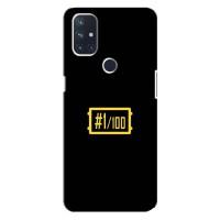 Чехол (TPU) с картинкой "Лого Пабг" на ВанПлас Норд 10 (5G) (ТОП 1)