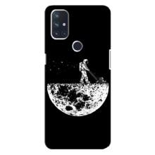 Силиконовый Чехол с принтом "Космонавты" на OnePlus Nord 10 5G (Космонавт)
