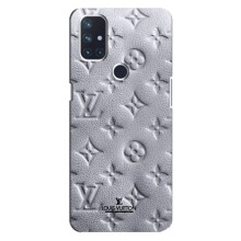 Текстурный Чехол Louis Vuitton для ВанПлас Норд 10 (5G) – Белый ЛВ