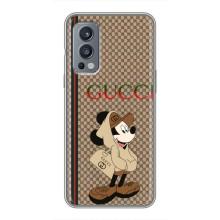 Чехлы ГУЧЧИ для ВанПлас Норд 2 (AlphaPrint) (Mickey GUCCI)