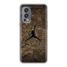 Чехлы для OnePlus Nord 2 - с картинкой JORDAN (AlphaPrint) (Logo Jordan)