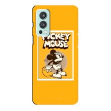 Чехлы с принтом Микки Маус на OnePlus Nord 2 (Испуганный Микки)
