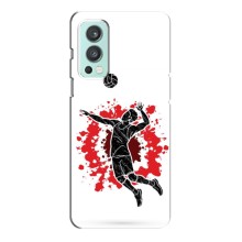 Чехлы с принтом Спортивная тематика для OnePlus Nord 2 (Волейболист)