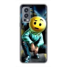 Чехол для ВанПлас Норд 2 - (AlphaPrint) с печатью (ТОП продаж) (Парень смайл)