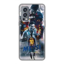 Чехол Месси футболист для OnePlus Nord 2 – Коллаж Месси