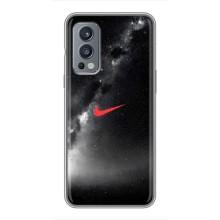 Чехол для OnePlus Nord 2 - с принтом Найк (AlphaPrint) (Найк красный)