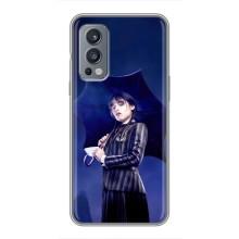Чохли Венсдей на OnePlus Nord 2 Уенсдей (AlphaPrint) (Венздей з парасолькою)