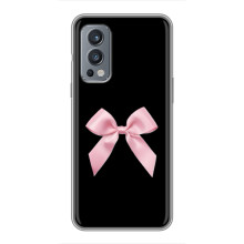 Чехол банты для OnePlus Nord 2 – Бант на черном