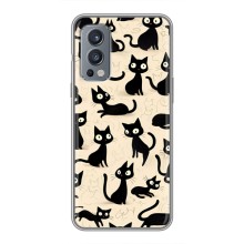 Чехол с рисунком кот на OnePlus Nord 2