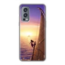Чехол с мультфильмом Моана OnePlus Nord 2 (Моана в море)