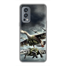 Чехол с мемами тралалело тралала для OnePlus Nord 2 – Гусини и крокодило